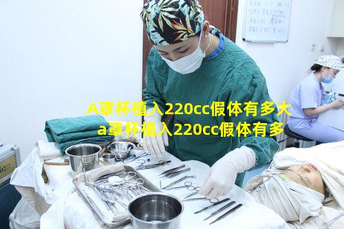 A罩杯植入220cc假体有多大 a罩杯植入220cc假体有多大